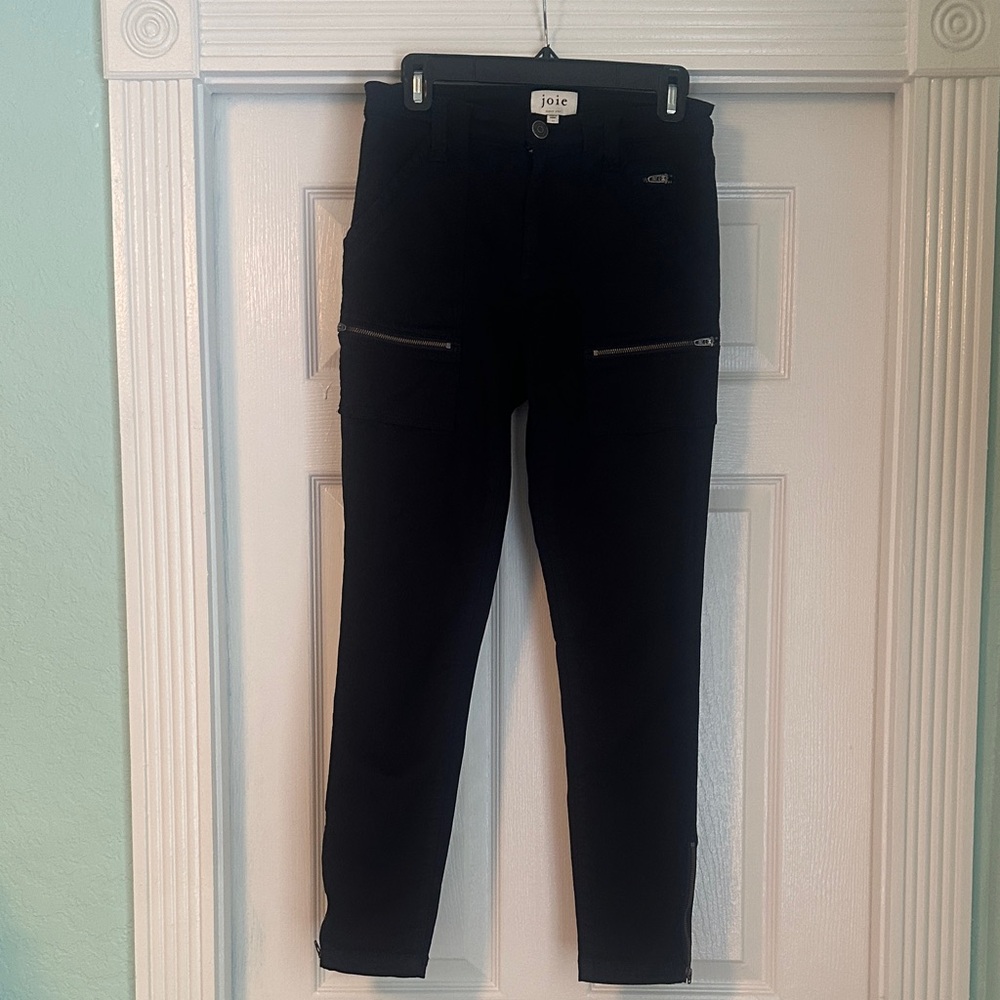 Joie Midnight Black Cropped Jeans